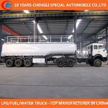 China 3 eixo 50 Cbm Fuel Tank Trailer para venda